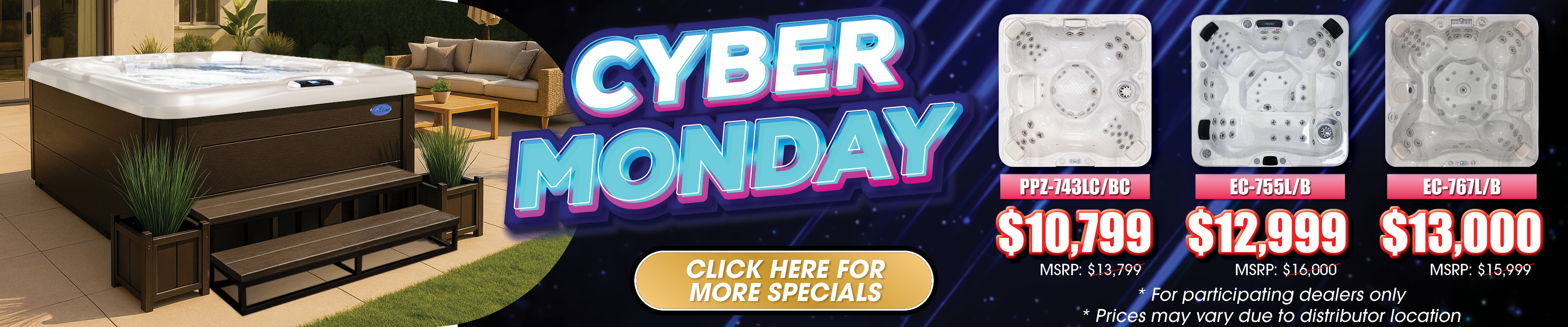 Calspas hot tub being used in a family setting - Good Year